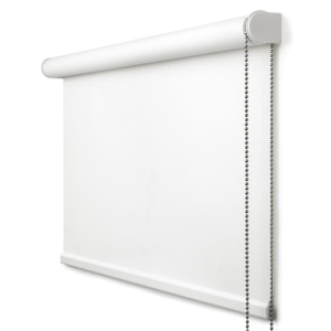 window roller shutter white with chain operation to open